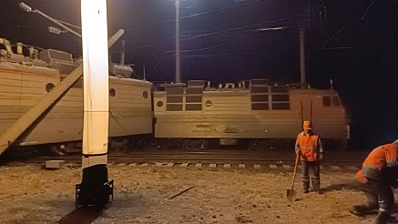Поезд сошёл с рельсов в Ростовской области